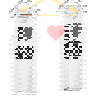 I Heart Gd Initials I Love GD First And Last Name G D タンクトップ - Kawaiitshirt