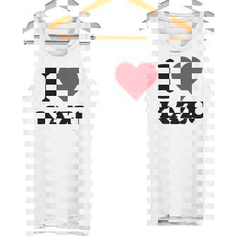 I Heart Kazu 名 I Love パーソナライズ タンクトップ - Kawaiitshirt