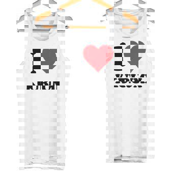 I Heart Kurumi ファーストネーム I Love パーソナライズ タンクトップ - Kawaiitshirt