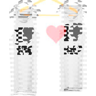 I Heart Kyo ファーストネーム I Love パーソナライズ タンクトップ - Kawaiitshirt