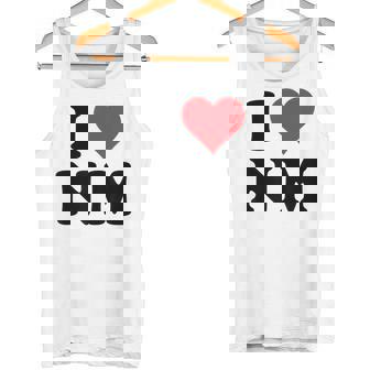 I Heart Nm Initials I Love NM First And Last Name N M タンクトップ - Kawaiitshirt