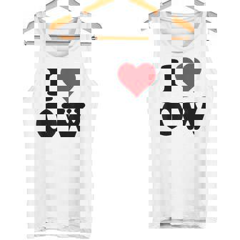 I Heart Ow Initials I Love OW First And Last Name O W タンクトップ - Kawaiitshirt