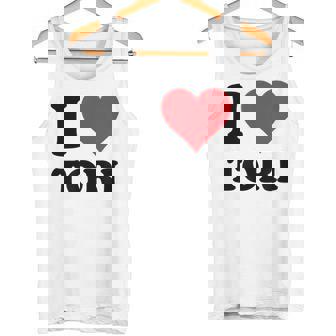 I Heart Tori ファーストネーム I Love パーソナライズ タンクトップ - Kawaiitshirt