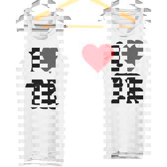 I Heart Tr Initials I Love TR First And Last Name T R タンクトップ - Kawaiitshirt