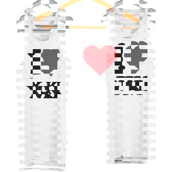 I Heart Yukiファーストネーム I Love パーソナライズ タンクトップ - Kawaiitshirt