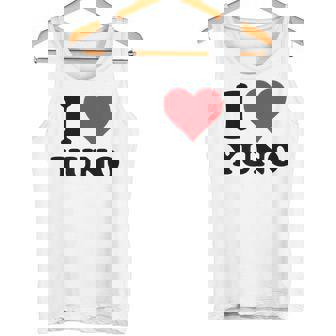 I Heart Yuno ファーストネーム I Love パーソナライズ タンクトップ - Kawaiitshirt