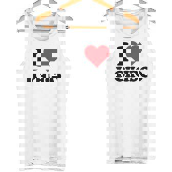 I Heart いちご ファーストネーム I Love パーソナライズ タンクトップ - Kawaiitshirt
