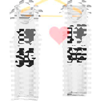I Heartg イニシャル I LoveG 姓 G タンクトップ - Kawaiitshirt