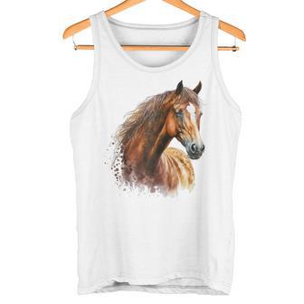 Hermoso Caballo Gráfico Impresión Artística Para Niñas Camiseta sin mangas - Regaloses
