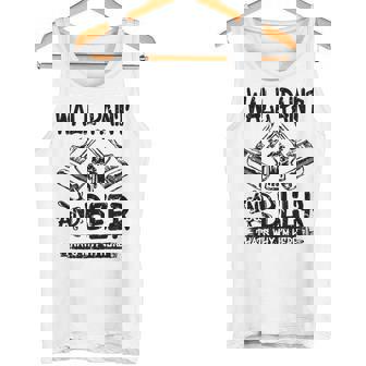Hombre Pintura De Pared Pintores Blancos Camiseta sin mangas - Regaloses