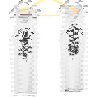 I'm Not Dead Yet Thekeleton Head タンクトップ - Kawaiitshirt