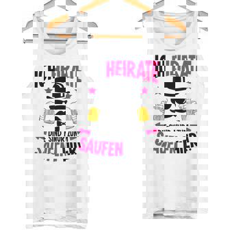 Ich Heirate Bräutigam tag Party Jga Tank Top - Seseable