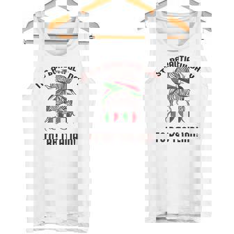 It's A Beautiful Day To Be Italian イタリア国旗 ミーム 背面に タンクトップ - Kawaiitshirt