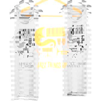 Jazz Things Up ヴィンテージジャズミュージック タンクトップ - Kawaiitshirt