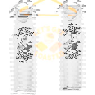 Kawaii'mores Let's Get Toast キュート 面白い キャンプ 駄洒落。 タンクトップ - Kawaiitshirt