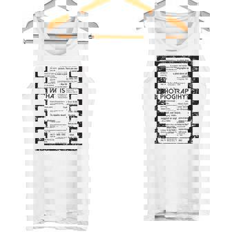 Kenko ひとことシリーズ「偉人のひとこと」［背面デザイン］ タンクトップ - Kawaiitshirt