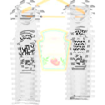 Ketchup ハロウィンコスチューム トマトマッチング ハロウィンケチャップ タンクトップ - Kawaiitshirt