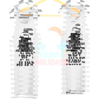 Lab クリスマス ラブラドールレトリバー Yappy Holidays Dog タンクトップ - Kawaiitshirt
