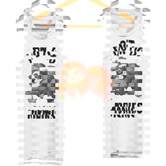 Lazy Nappingloth 怠惰な昼寝ナマケモノ タンクトップ - Kawaiitshirt