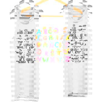 Letras Infantiles De La A A La Z Motivo Animales Camiseta sin mangas - Regaloses