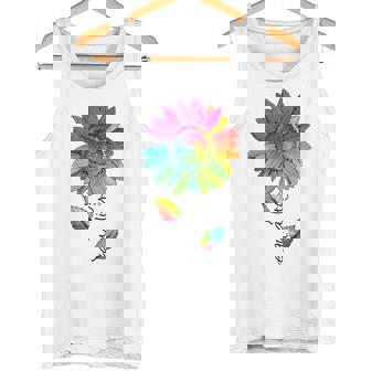 Lgbtq Fleur Arc-En-Ciel Tournesol Gay Pride Égalité Fleur Débardeur e - Cadeauxyz