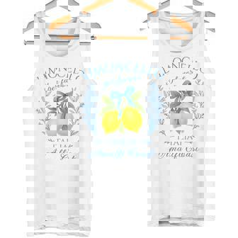 Limoncello Per Favore レモン 夏 イタリア タンクトップ - Kawaiitshirt