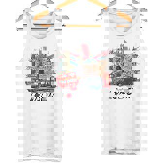 London Uk イギリス ノベルティ グラフィック お土産 ロンドン タンクトップ - Kawaiitshirt