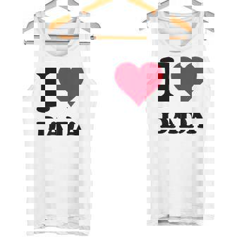 I Love Dada タンクトップ - Kawaiitshirt