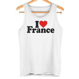 I Love Heart France Cultura Francesa Camiseta sin mangas - Regaloses