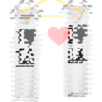 I Love La Top I Heart Los Angeles バケーションギフト タンクトップ - Kawaiitshirt