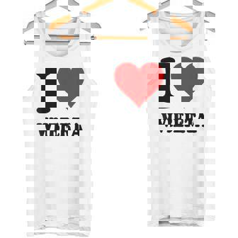 I Love Wiberta タンクトップ - Kawaiitshirt