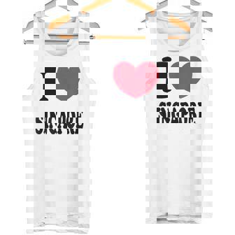 I Loveingapore シンガポールが大好き タンクトップ - Kawaiitshirt