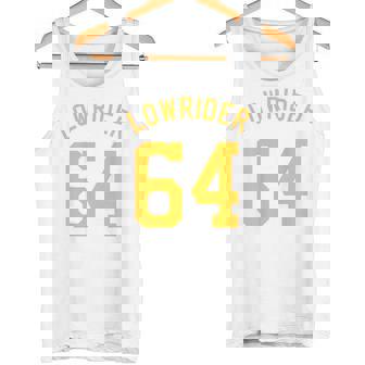Lowrider 64 Jersey Number On The Back Classic Lowrider Car タンクトップ - Kawaiitshirt