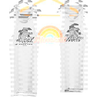 Marshall Minnesota Mnヴィンテージレインボーレトロ70年代 タンクトップ - Kawaiitshirt