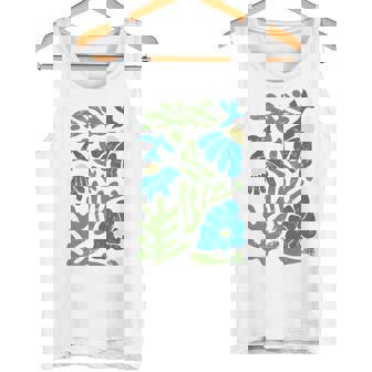 Matisse 抽象 秋 造花 美的 ペイント 長袖tシャツ タンクトップ - Kawaiitshirt