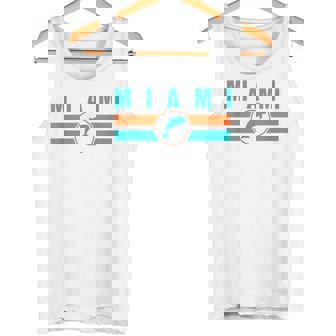 Mia マイアミ ローカルスタンダード Mia レトロ ドルフィン マイアミ Fl クラシック タンクトップ - Kawaiitshirt