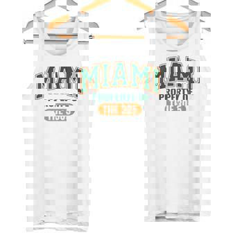 Miami Property 305 ストリートウェア マイアミシティカルチャースタイル タンクトップ - Kawaiitshirt