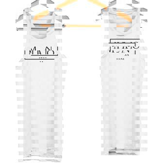 Milano Italia Moda Diseño Elegante Inspirado En Milán Italia Camiseta sin mangas - Regaloses