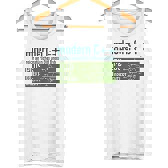 Modern C リッチなナチュラルビットとバイトプログラミング タンクトップ - Kawaiitshirt
