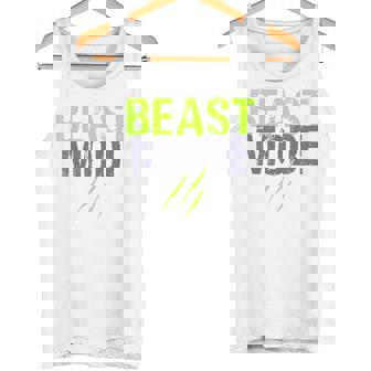 Modo Activado Por Bestia En Divertido Entrenamiento Fitness Gimnasio Motivación Camiseta sin mangas - Regaloses