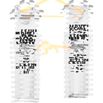 My Bearded Dragon Eats Better Than I Do トカゲ爬虫類 タンクトップ - Kawaiitshirt