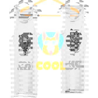 My Dog Thinks I'm Cool サングラス ジャーマンシェパード ドッグオーナー 長袖tシャツ タンクトップ - Kawaiitshirt