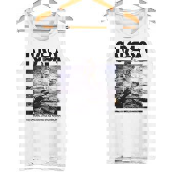 Nasaアポロ11号の月面宇宙飛行士の有名なワームロゴ タンクトップ - Kawaiitshirt