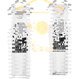Naturaleza Geométrico Gato Arte Abstracto Polígono Gráfi Camiseta sin mangas - Regaloses