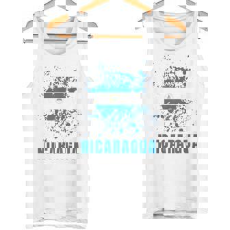 Nicaragua Retrointage Acuarelas Deporte Nicaragüense Bandera Camiseta sin mangas - Regaloses