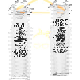 Nicole コスチューム かわいい 定義 名入れ Nicole タンクトップ - Kawaiitshirt