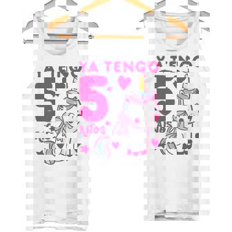 Niños Ya Tengo 5 Años 5º Cumpleaños Niña Chica 5 Años Unicornio Camiseta sin mangas - Regaloses