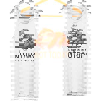 Not Todayloth 今日はナマケモノ タンクトップ - Kawaiitshirt