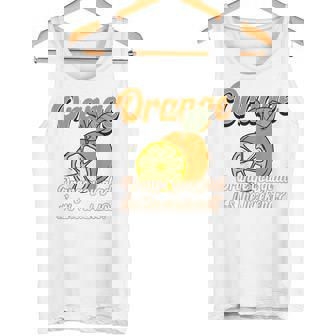 Orange You Glad It's The Weekend Fun Citrus Fruit Back タンクトップ - Kawaiitshirt