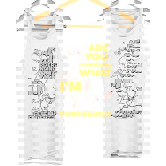 Pinky And The Brain Pondering Long-Sleeved Tank Top - Seseable